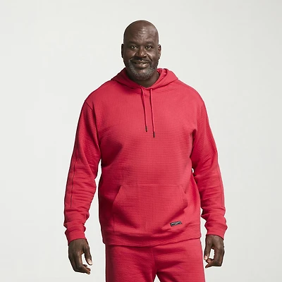 Shaquille O'Neal XLG™ Double Knit Pique Mens Long Sleeve Active Big and Tall Hoodie