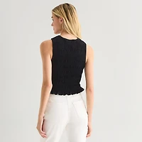 a.n.a Womens Crew Neck Sleeveless Tank Top