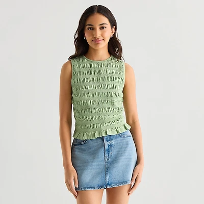 A.N.A Womens Crew Neck Sleeveless Tank Top