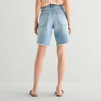 a.n.a Womens 9" Mid Rise Bermuda Short