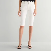 A.N.A Welt Pocket Womens High Rise Split Hem Cropped Jean