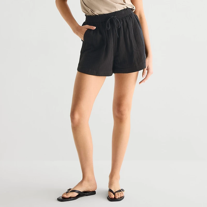 a.n.a Womens 3 1/2" Pull-On Short