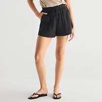 a.n.a Womens 3 1/2" Pull-On Short