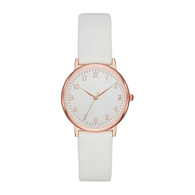 Womens White Strap Watch Fmdjo150