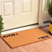 Calloway Mills Beach Beer Outdoor Rectangular Doormat