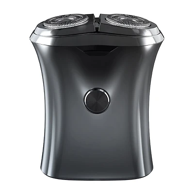 Travel Shaver With Dual Rotary Shaving Heads