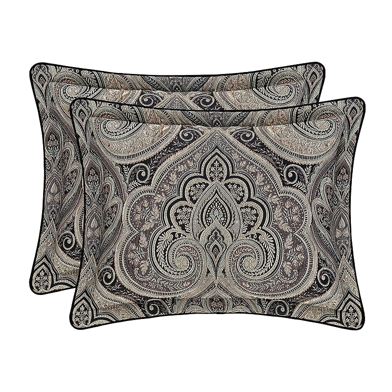 Queen Street Viccorino 4-pc. Damask + Scroll Midweight Comforter Set