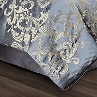 Queen Street Del Toro 4-pc. Damask + Scroll Midweight Comforter Set