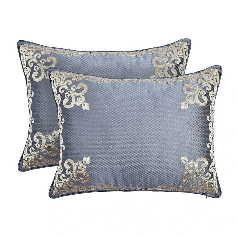Queen Street Del Toro 4-pc. Damask + Scroll Midweight Comforter Set