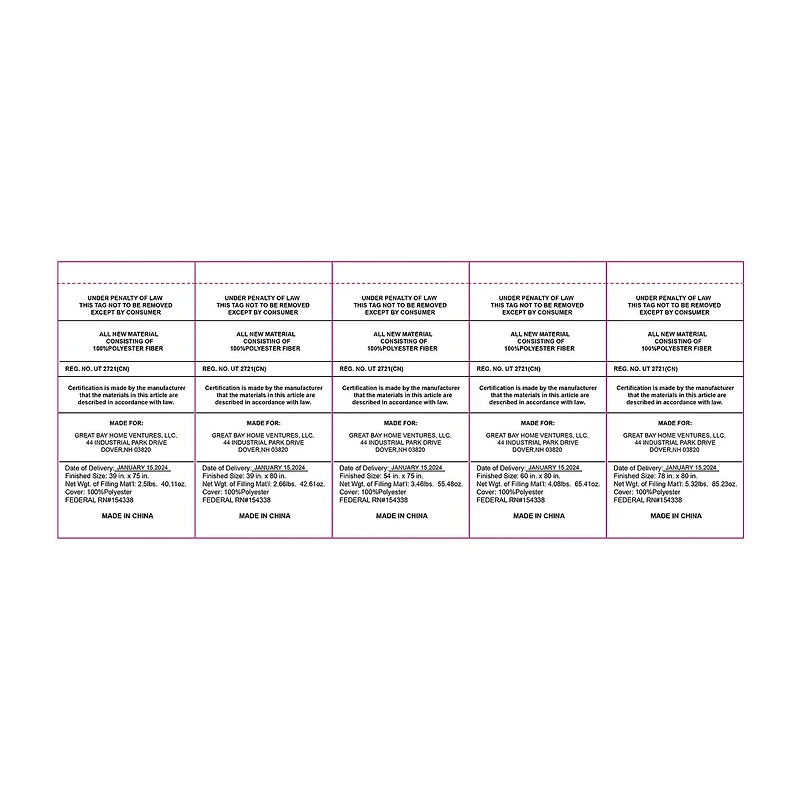 Linery Ultra Soft 2IN Thick Down Alternative Mattress Topper
