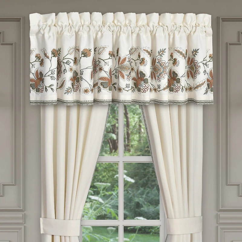 Queen Street Angela Rod Pocket Tailored Valance