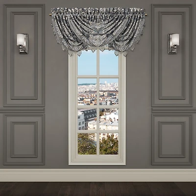 Queen Street Ashley Rod Pocket Waterfall Valance