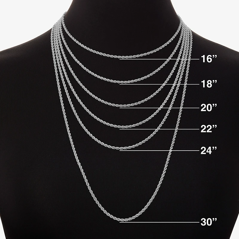 Womens Pure Silver Over Brass 2-pc. Necklace Set