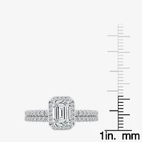 Signature By Modern Bride Womens 2 CT. T.W. Lab Grown White Diamond 10K or 14K Gold Side Stone Bridal Set