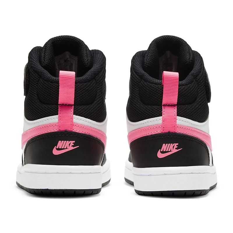 Nike Court Borough Mid 2 Little Kid Girls Sneakers