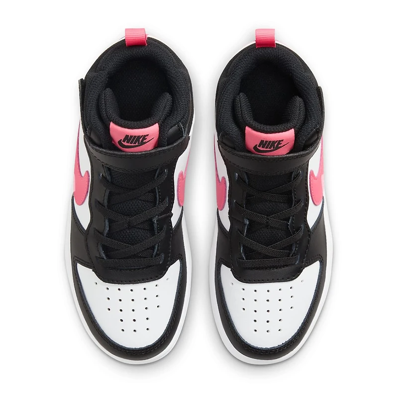 Nike Court Borough Mid 2 Little Kid Girls Sneakers