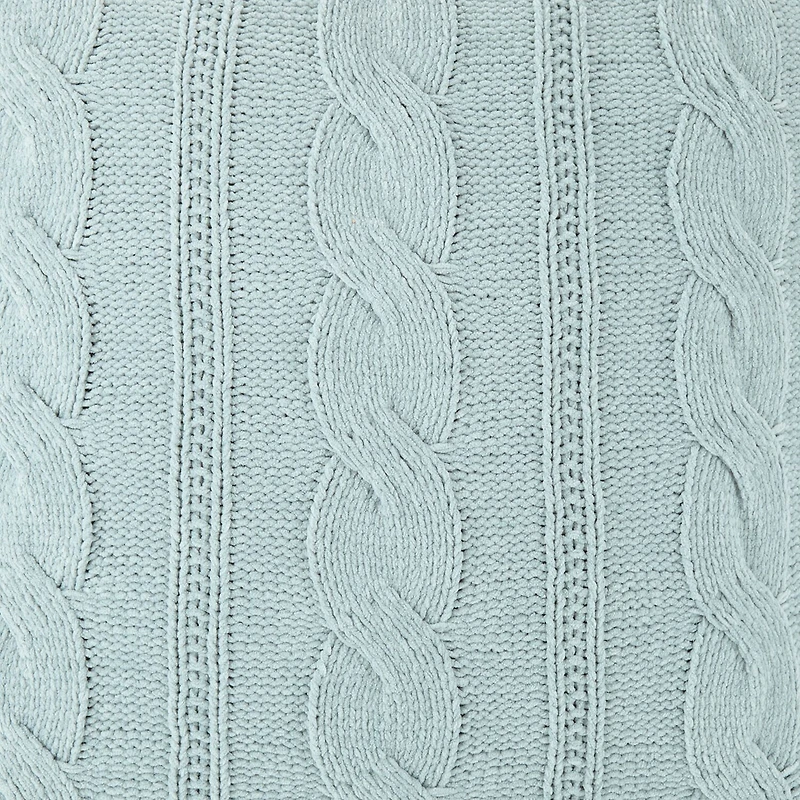 Linden Street Cable Knit Chenille 22x22 Square Pillow