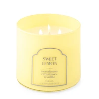 Distant Lands 14oz Sweet Lemon 3-Wick Scented Jar Candle