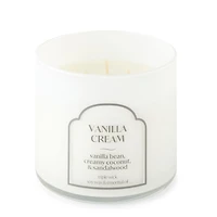 Distant Lands 14oz Vanilla Cream 3-Wick Scented Jar Candle