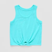 Xersion Little & Big Kid Girls Round Neck Sleeveless Active Tank Top