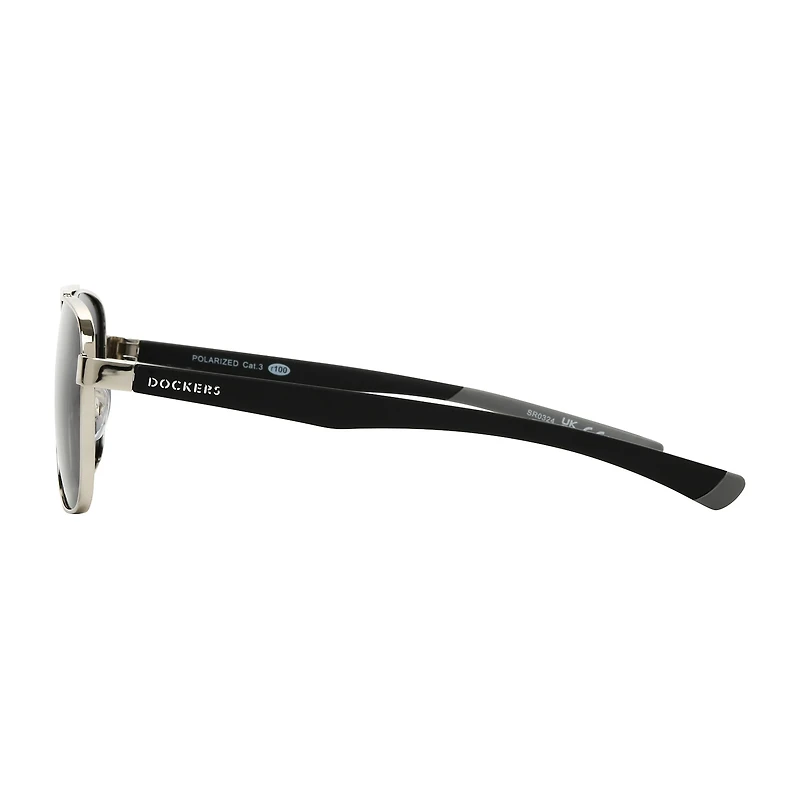 Dockers Mens UV Protection Oval Sunglasses