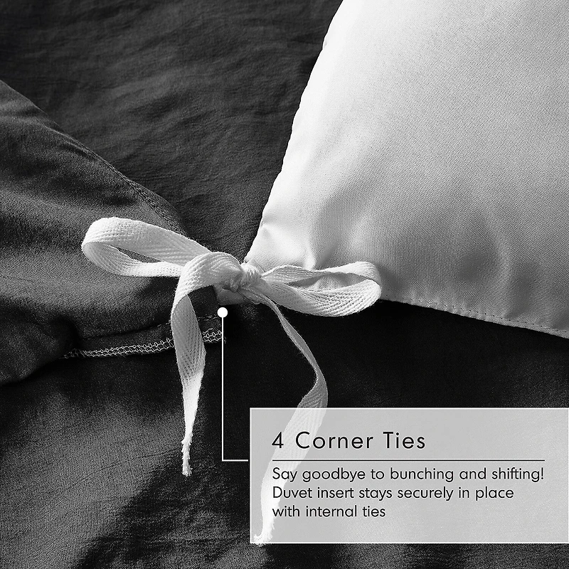 510 Design Porter Soft Wash Pleated Duvet Cover Set