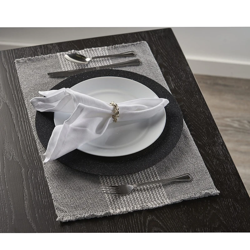 LR Home Maria Striped 4 Pack Placemat