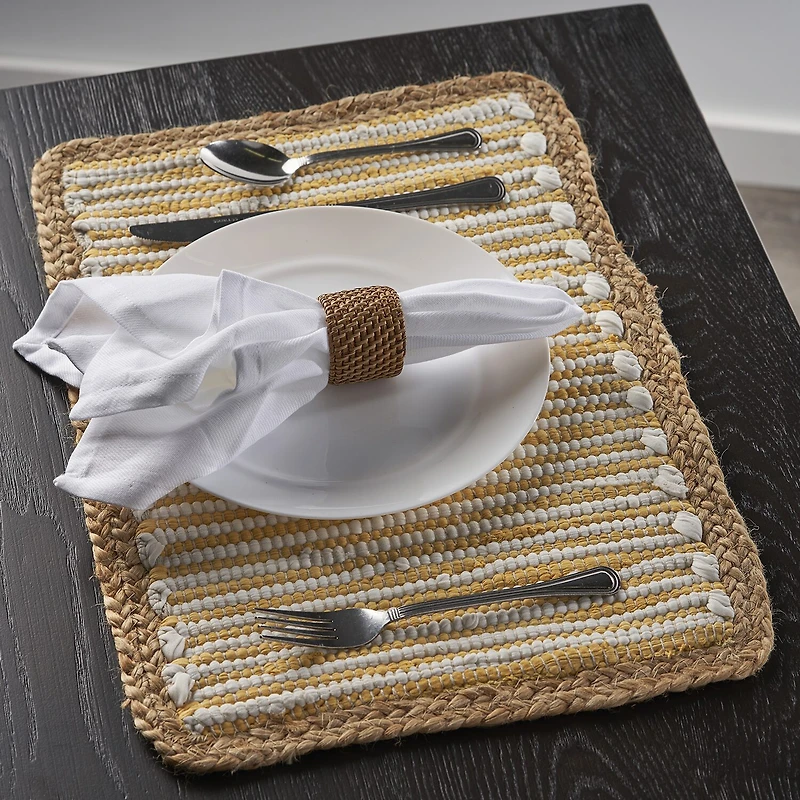 LR Home Anna Bohemian 4 Pack Placemat