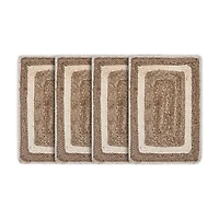 LR Home Lily Bordered 4 Pack Placemat