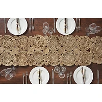 LR Home Ivy Circle Table Runner