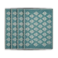 LR Home Lyla Damask 4 Pack Placemat