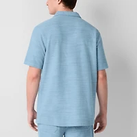 Frye and Co. Mens Short Sleeve Regular Fit Button-Down Shirt