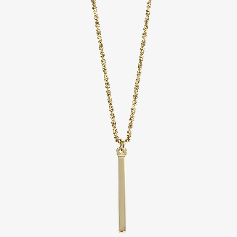 Sparkle Allure Womens 14K Gold Over Brass 16 Inch Y Necklace