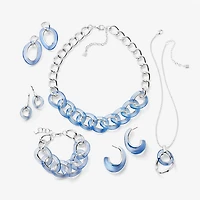Worthington Womens 43.4mm Hoop Earrings