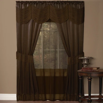 Halley Rod Pocket Light-Filtering Curtain Panel