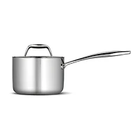 Tramontina Gourmet Tri-Ply Clad 18/10 Stainless Steel Induction-Ready Saucepan with Lid