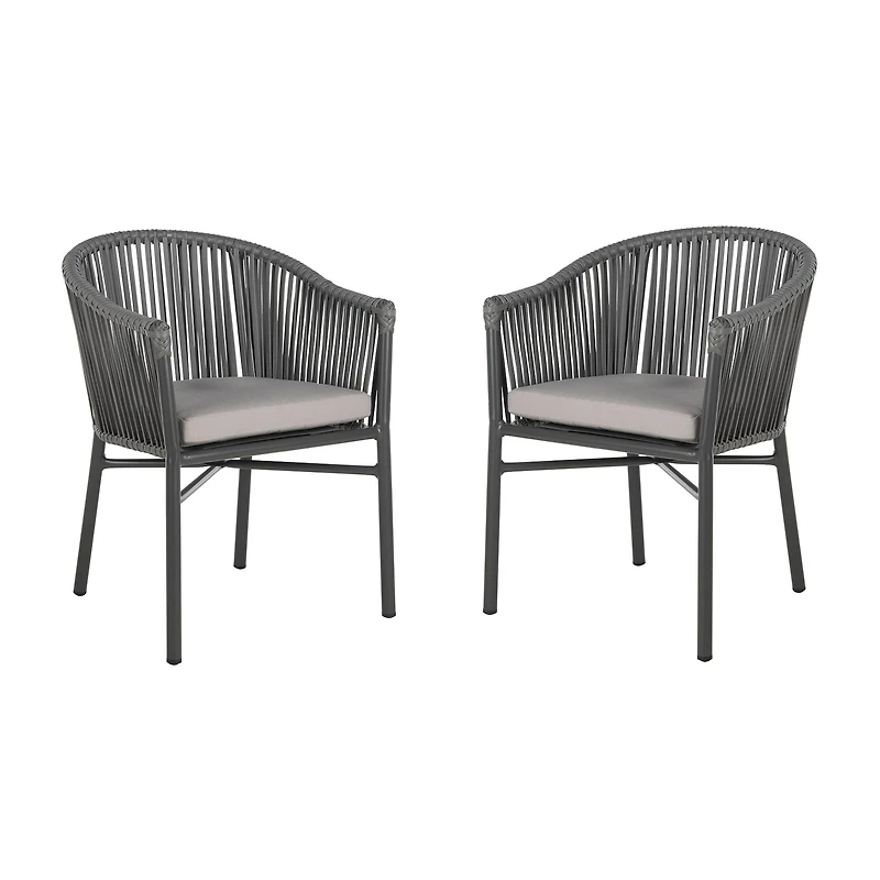 Kofi  2-pc. Patio Rope Chairs