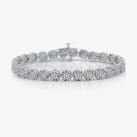 2 CT.T.W. Natural Diamond Sterling SIlver Tennis Bracelet