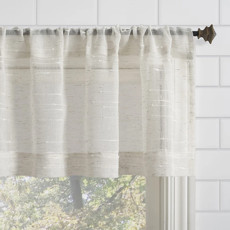 Clean Window Aya 2-pc. Rod Pocket Tier