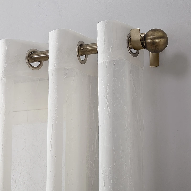 No 918 Erica Grommet Top Sheer Single Curtain Panel