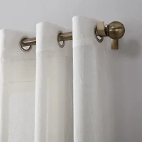 No 918 Erica Grommet Top Sheer Single Curtain Panel