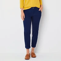 St. John's Bay Womens Tall Straight Mid Rise Pant