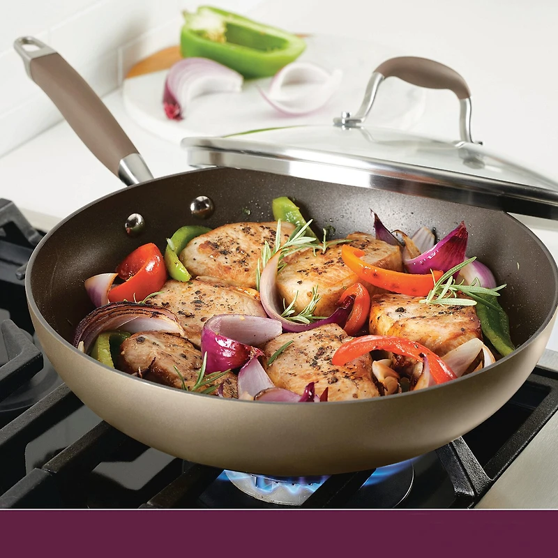 Anolon Advanced Home Hard Anodized 12" Deep Non-Stick Frying Pan