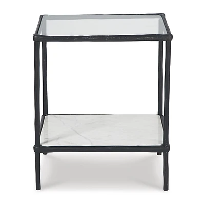 Signature Design By Ashley Ryandale in Antique Black Accent Table