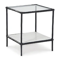 Signature Design By Ashley Ryandale in Antique Black Accent Table
