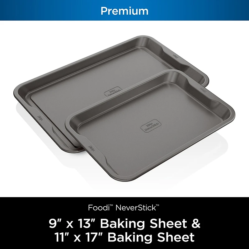 Ninja Foodi Neverstick 2-pc. Baking Sheet Set