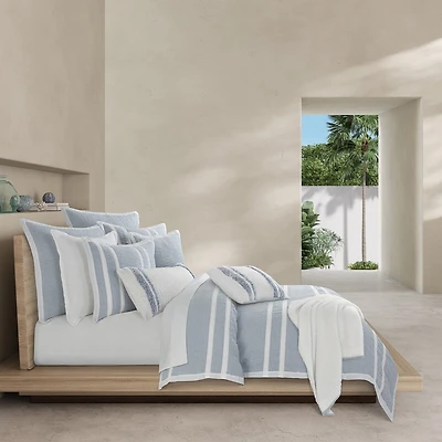 Queen Street Beachview Stripes Hypoallergenic Duvet Cover
