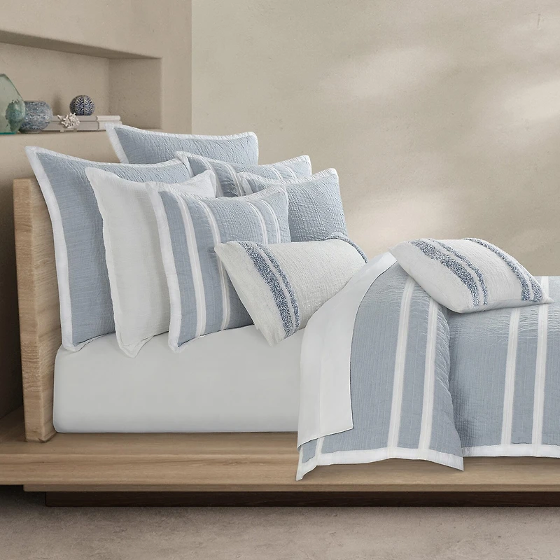 Queen Street Beachview Stripes Hypoallergenic Duvet Cover