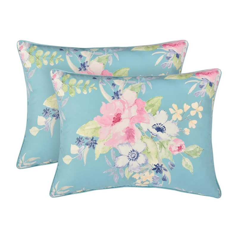 Queen Street Edessa Floral Midweight Comforter Set