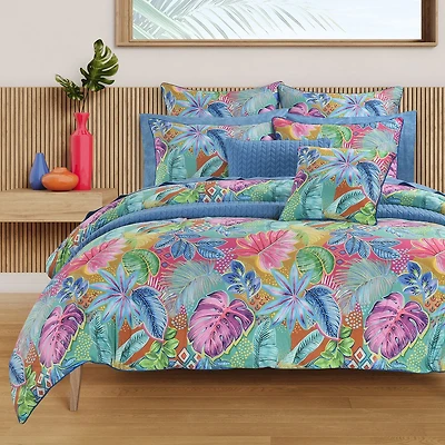 Queen Street Hana Tropical Midweight Comforter Set